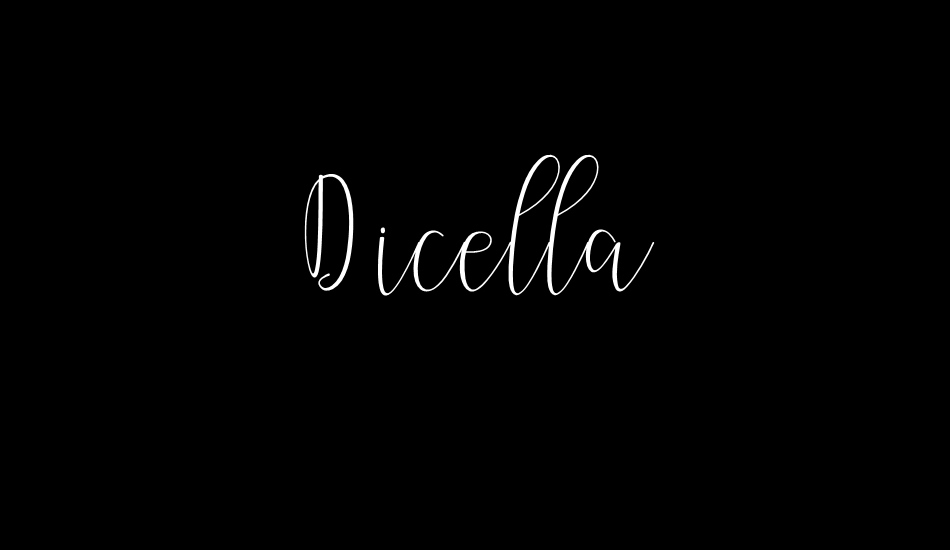 Dicella font big