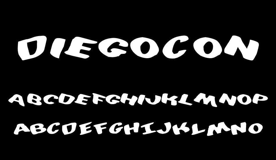 DiegoCon Scrambled font