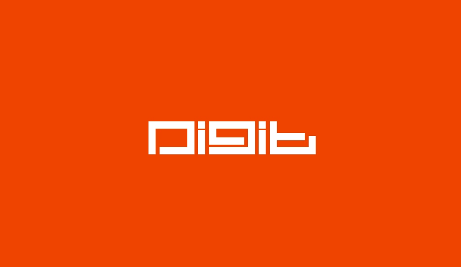 Digit font big