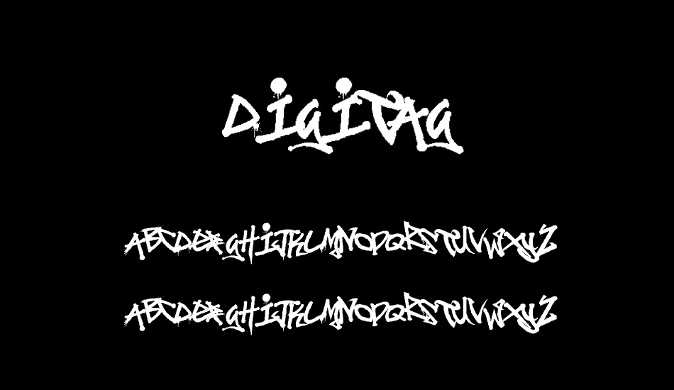 Digitag font