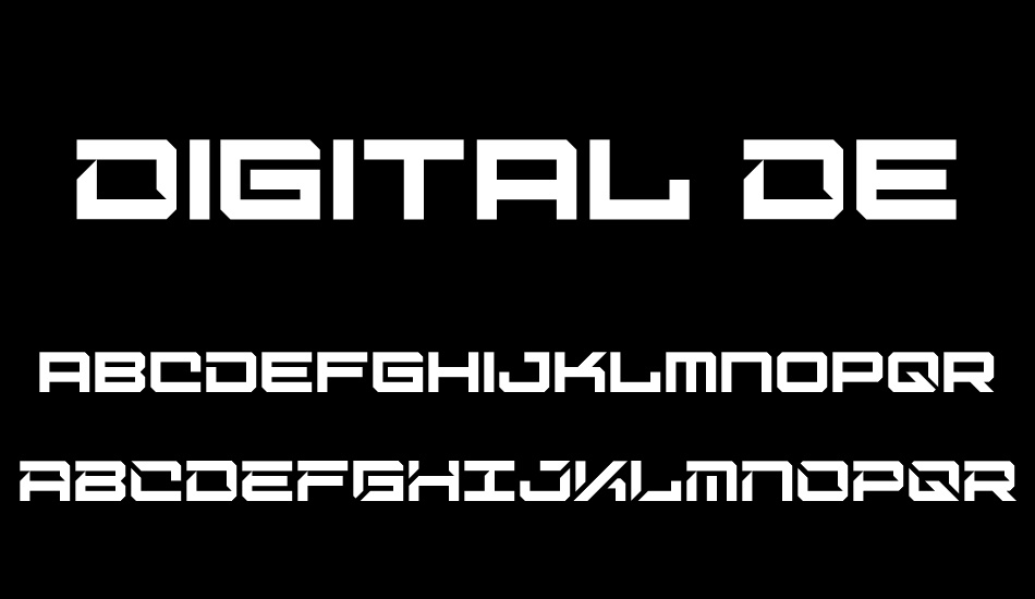 Digital Desolation Plus font