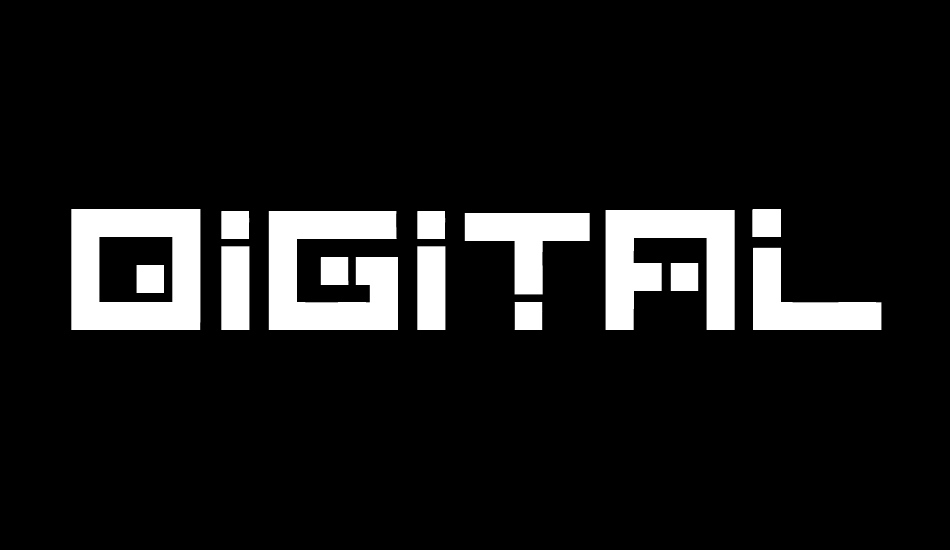 Digital Firebomb font big