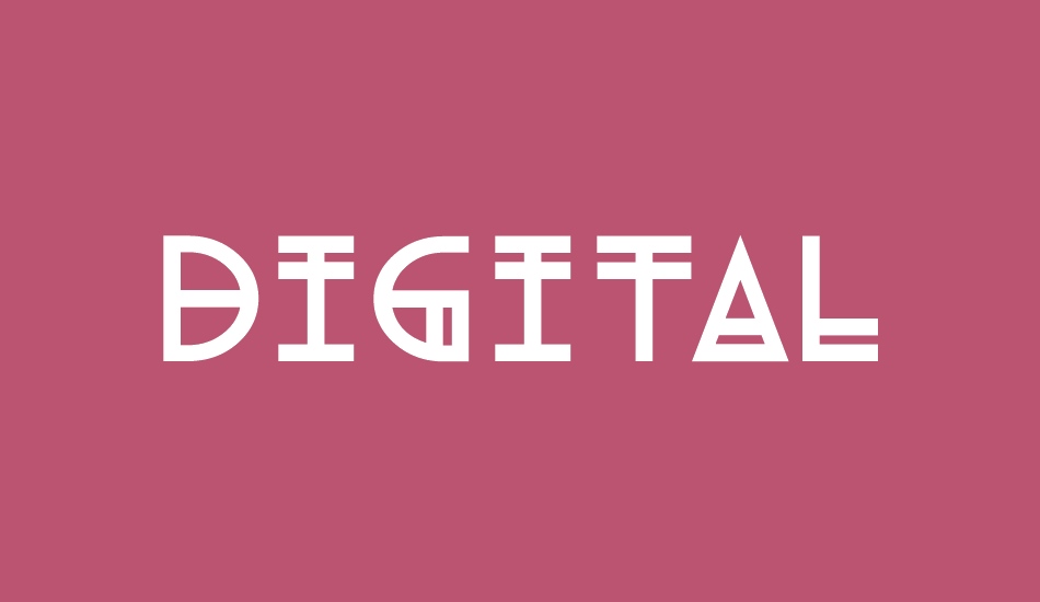 Digital Therapy - DEMO font big