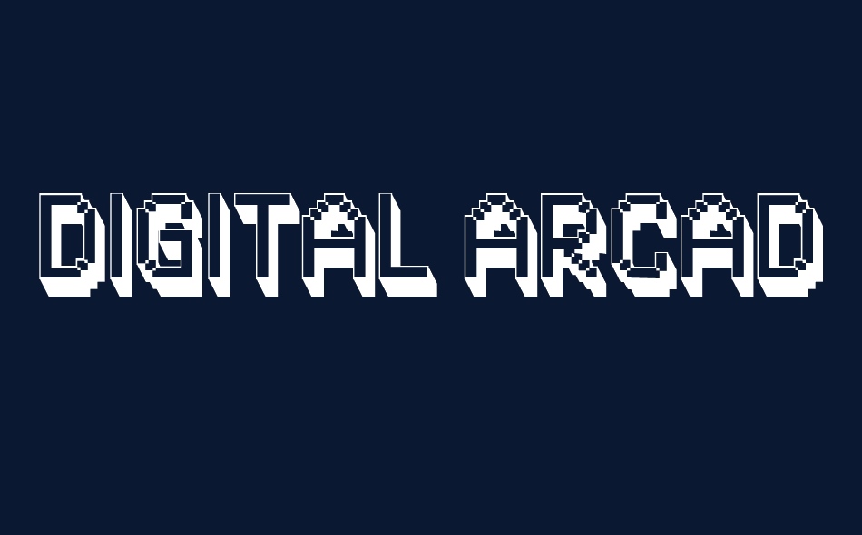 Digital Arcade font big