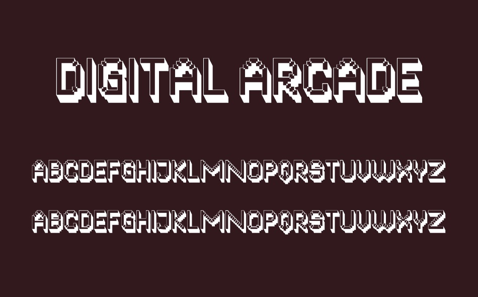 Digital Arcade font