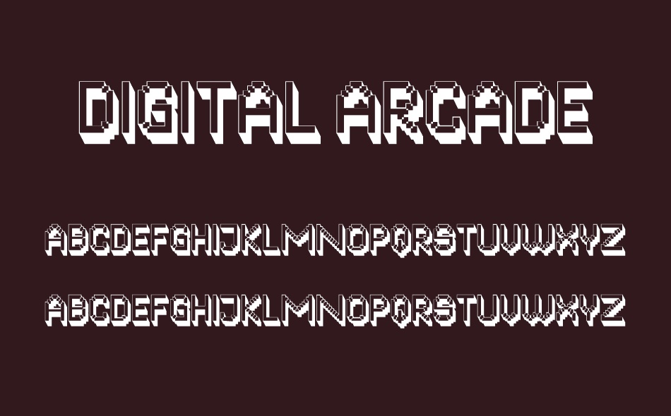 Digital Arcade font