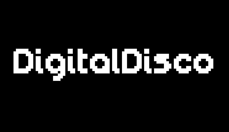 DigitalDisco font big