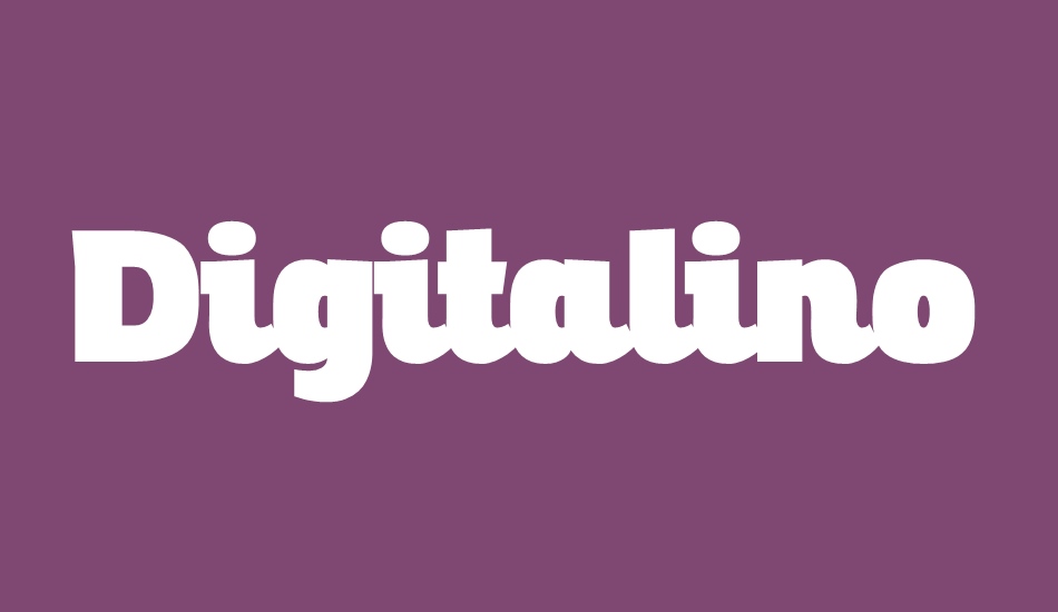 Digitalino font big