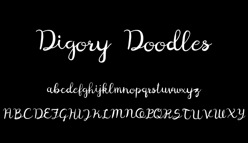 Digory Doodles font