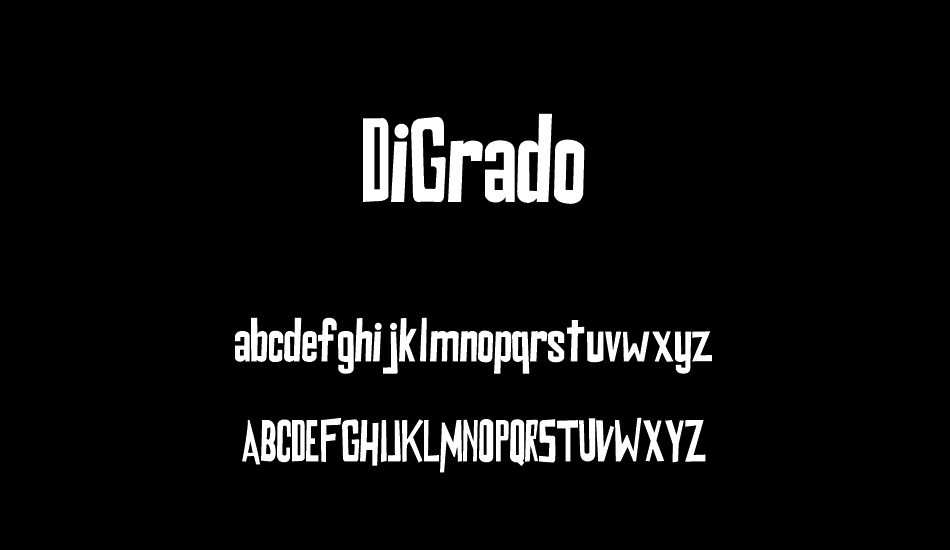 DiGrado font