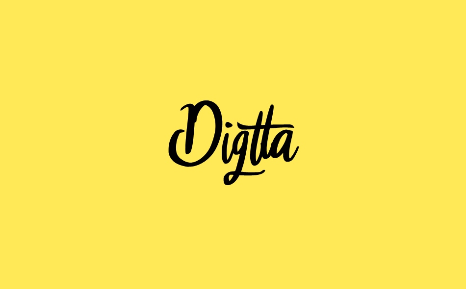 Digtta font big