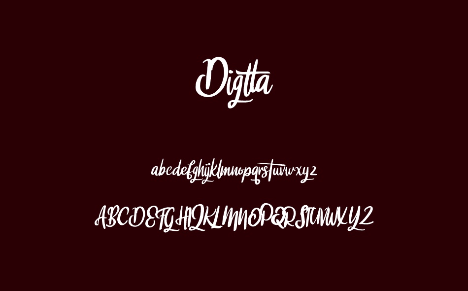 Digtta font