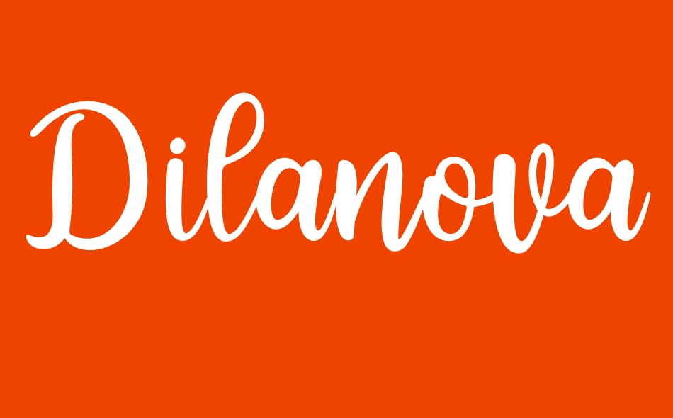 Dilanova font big