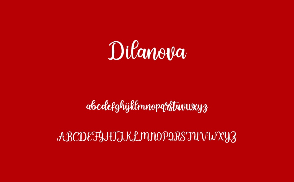 Dilanova font