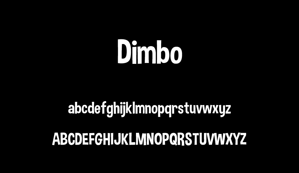 Dimbo font