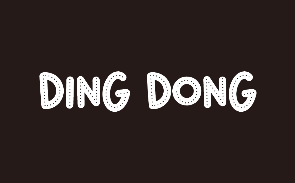 Ding Dong font big