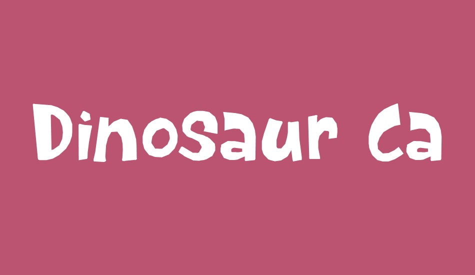 Dinosaur Cake DEMO font big