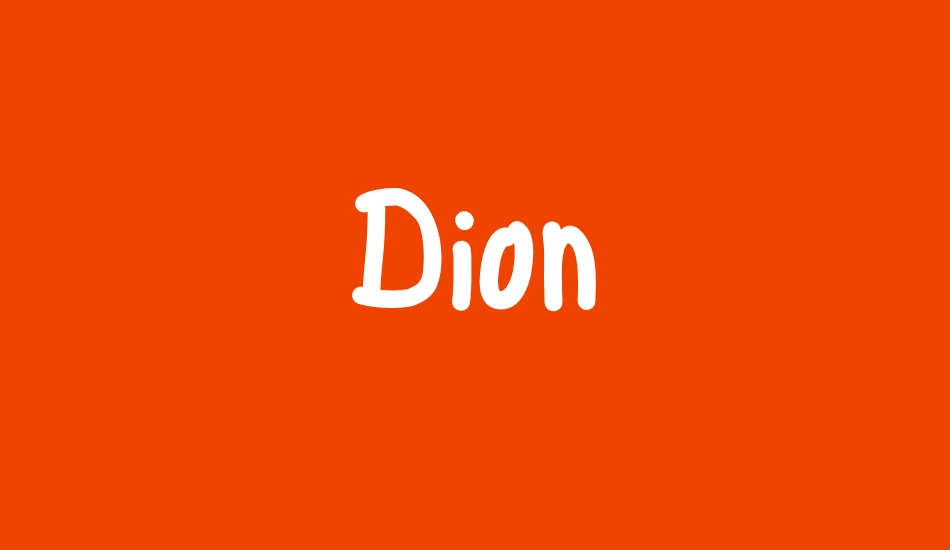 Dion font big