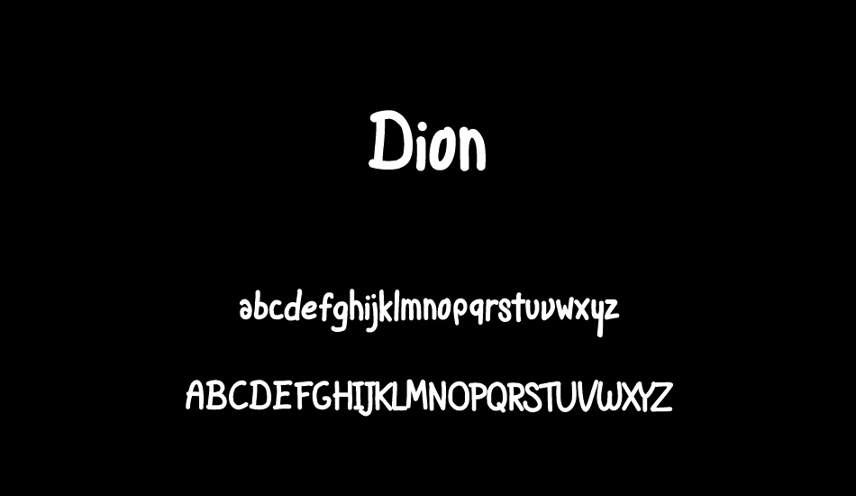 Dion font