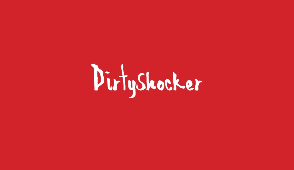 DirtyShocker font big