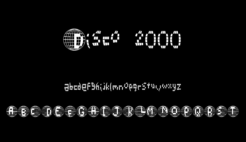 Disco 2000 font