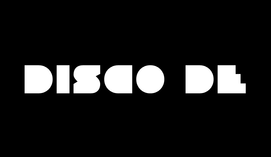 Disco Deck font big