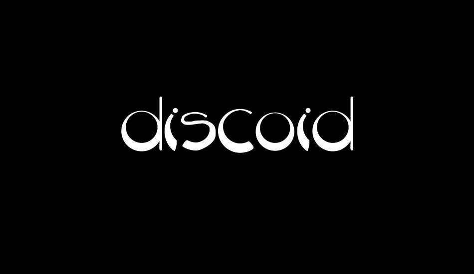 Discoid font big