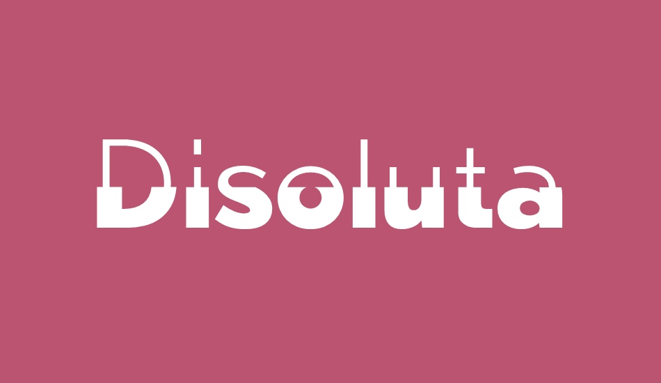 Disoluta font big