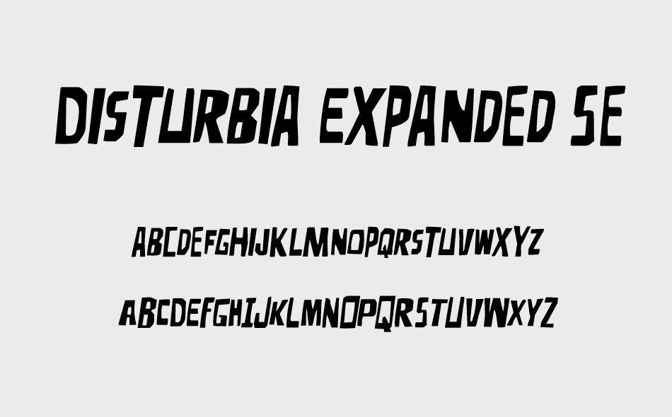 Disturbia font