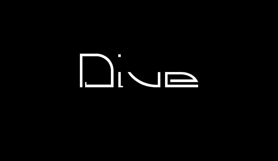 Dive font big