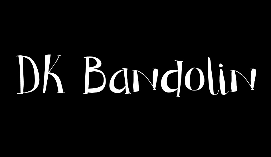 DK Bandolina font big