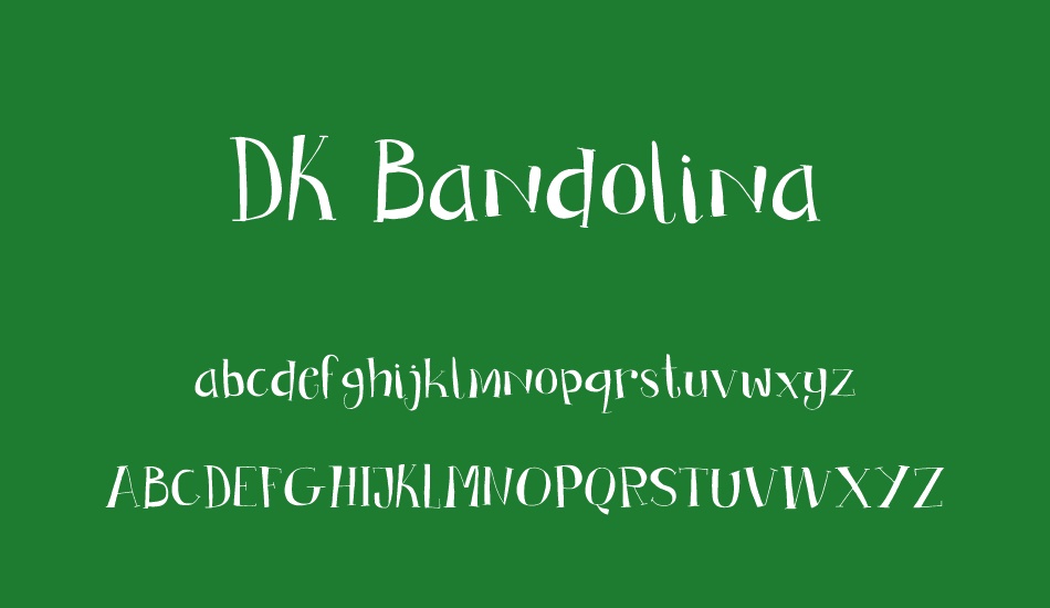 DK Bandolina font