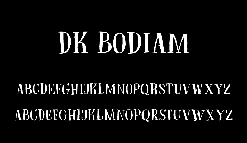 DK Bodiam font
