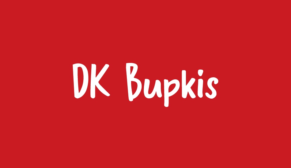 DK Bupkis font big