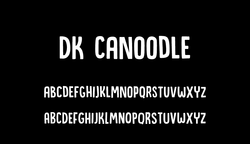 DK Canoodle font