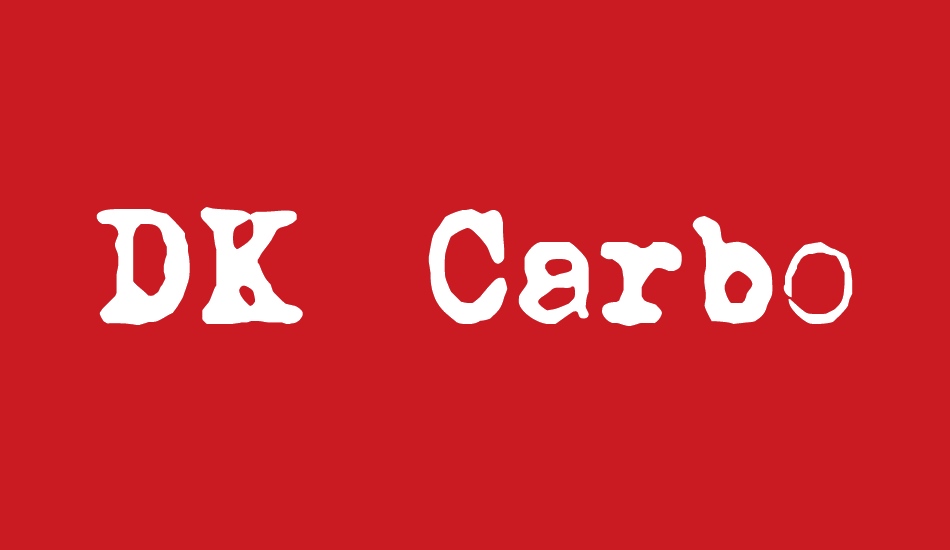 DK Carbonara font big