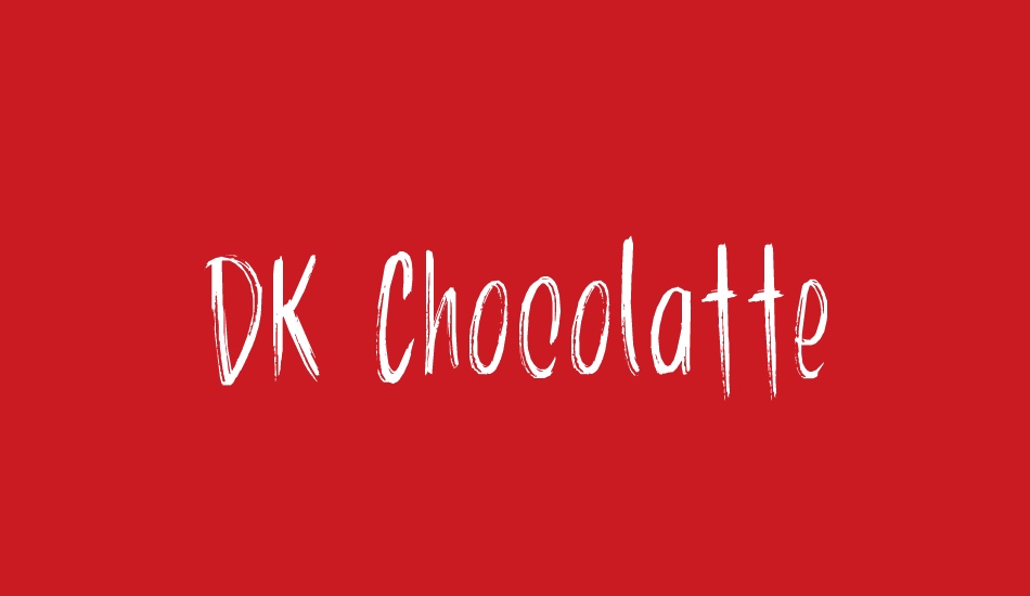 DK Chocolatte font big