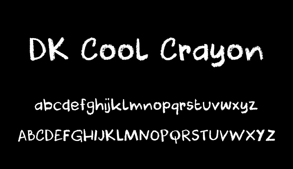 dk-cool-crayon font