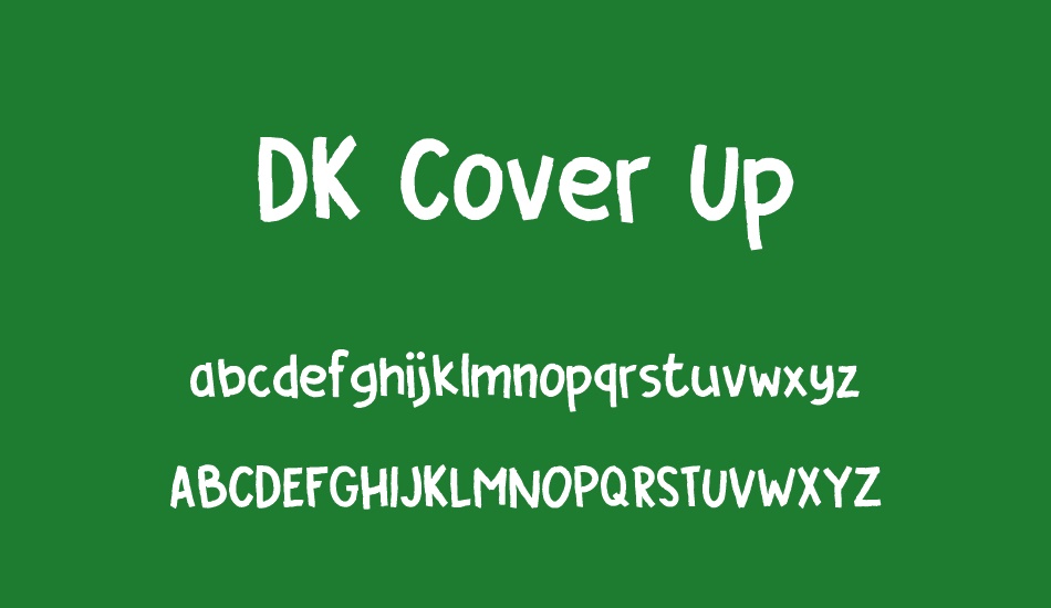 DK Cover Up font