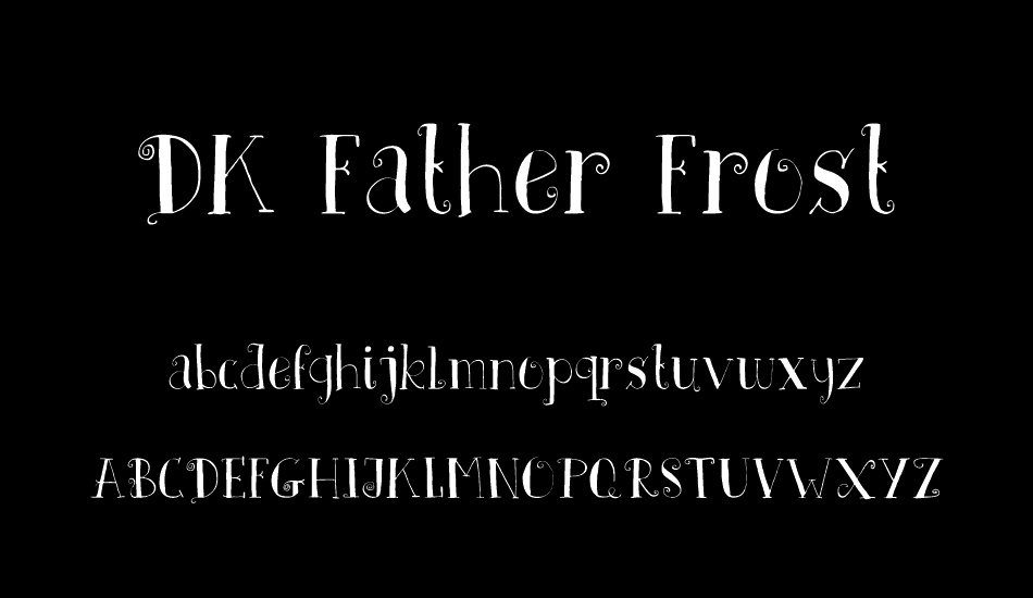 DK Father Frost font