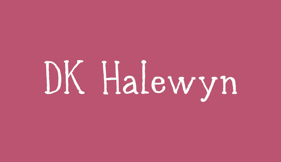 DK Halewyn font big