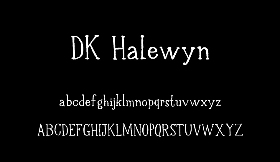 DK Halewyn font