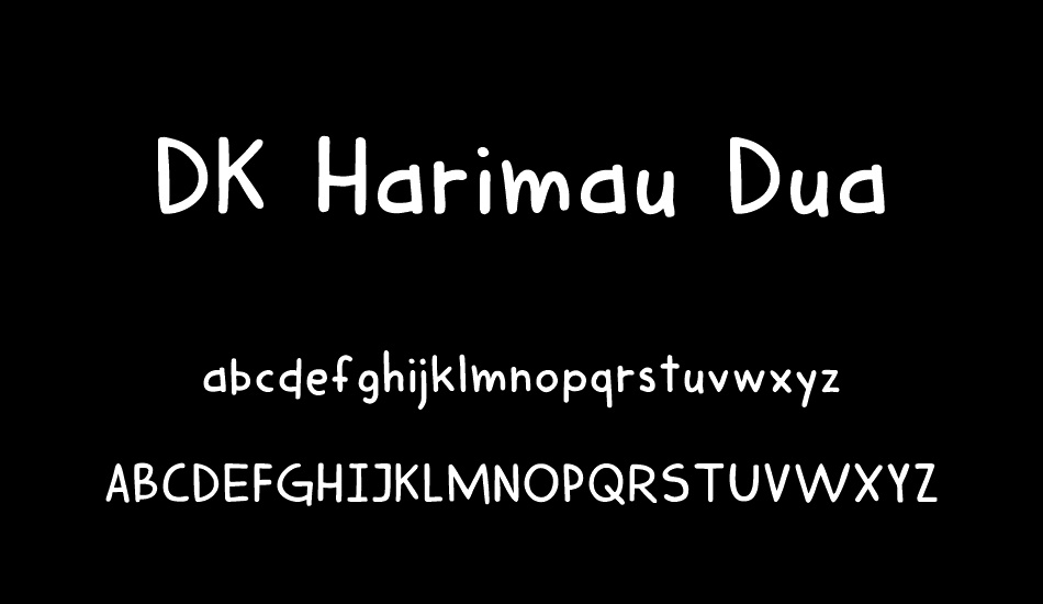 DK Harimau Dua font