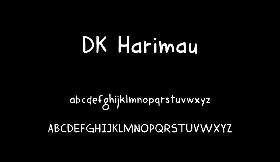 DK Harimau font