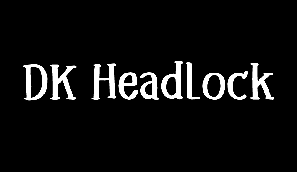 DK Headlock font big