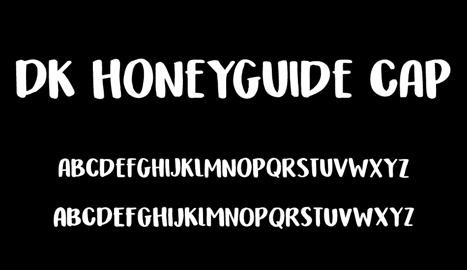 DK Honeyguide Caps font