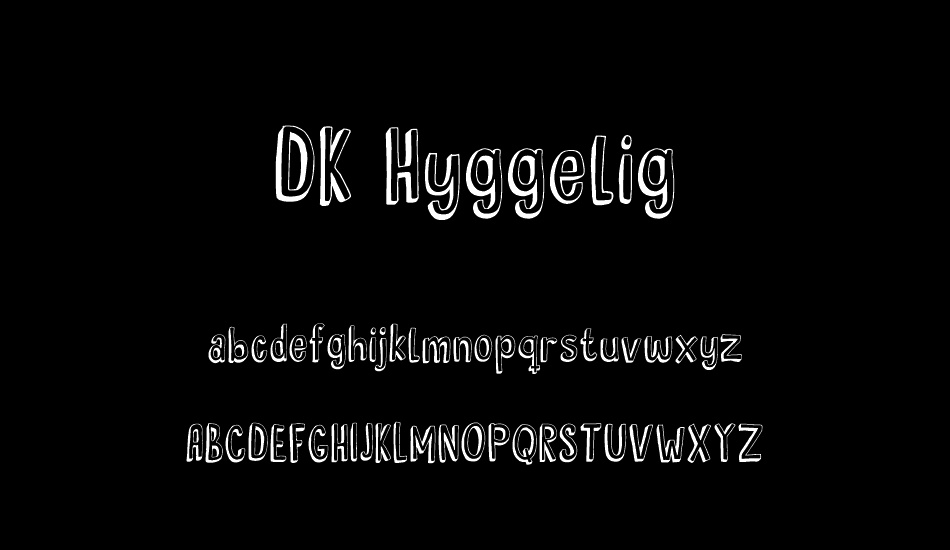 DK Hyggelig font