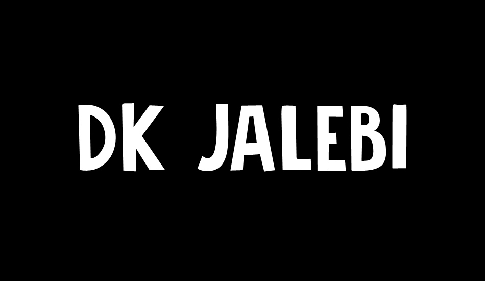 DK Jalebi font big