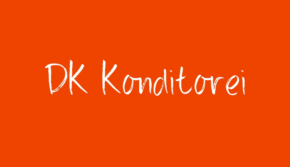 DK Konditorei font big