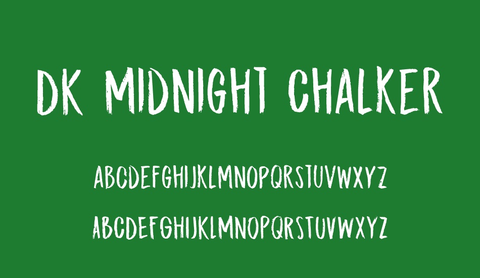 DK Midnight Chalker font